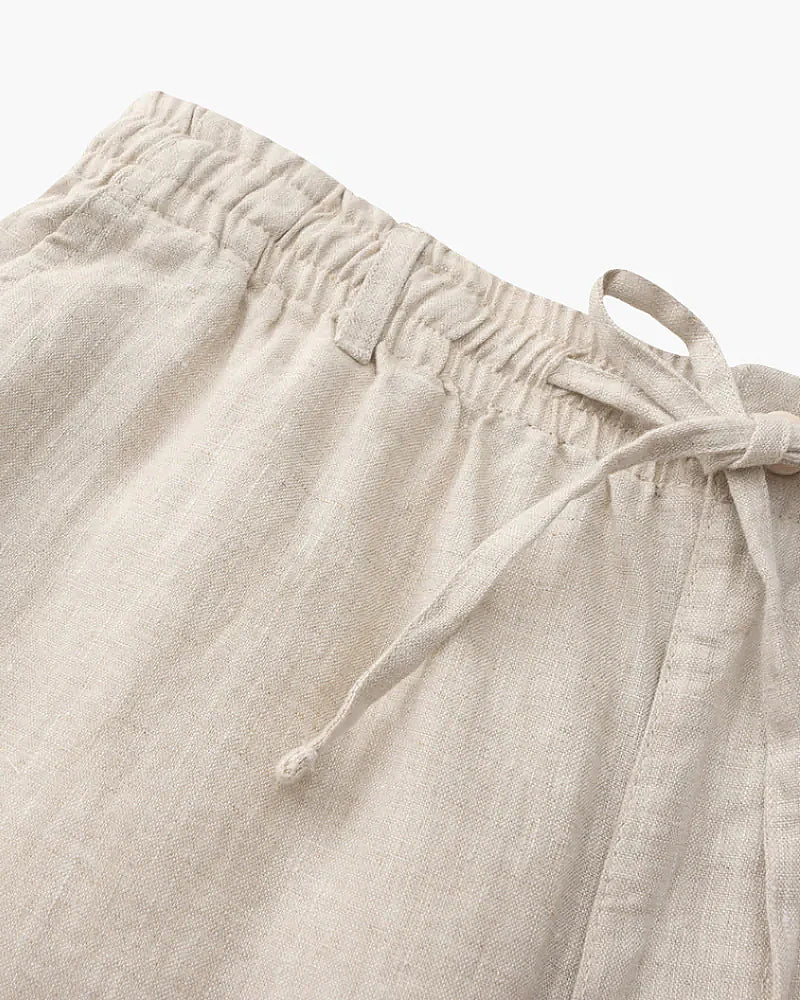 THE THEO LINEN SHORTS