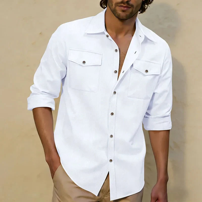 THE ROCCO LINEN SHIRT