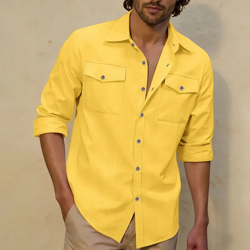 THE ROCCO LINEN SHIRT