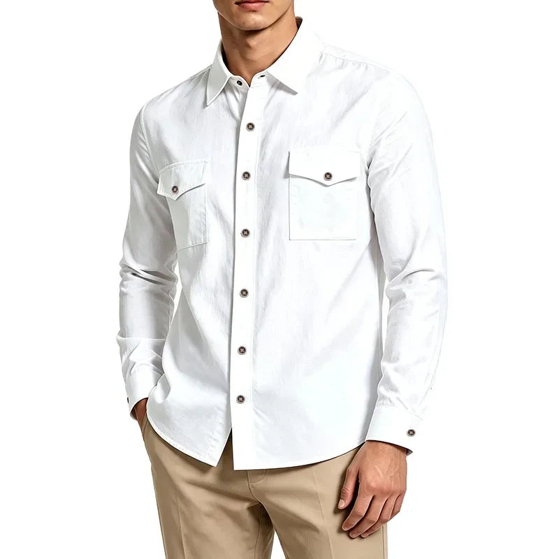 THE ROCCO LINEN SHIRT
