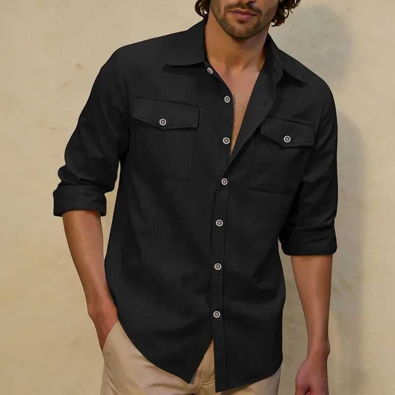 THE ROCCO LINEN SHIRT
