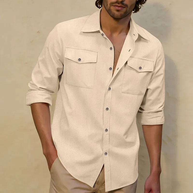 THE ROCCO LINEN SHIRT