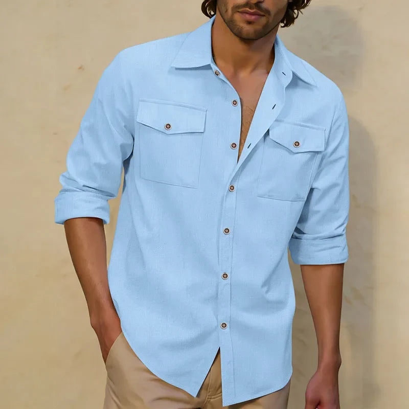 THE ROCCO LINEN SHIRT