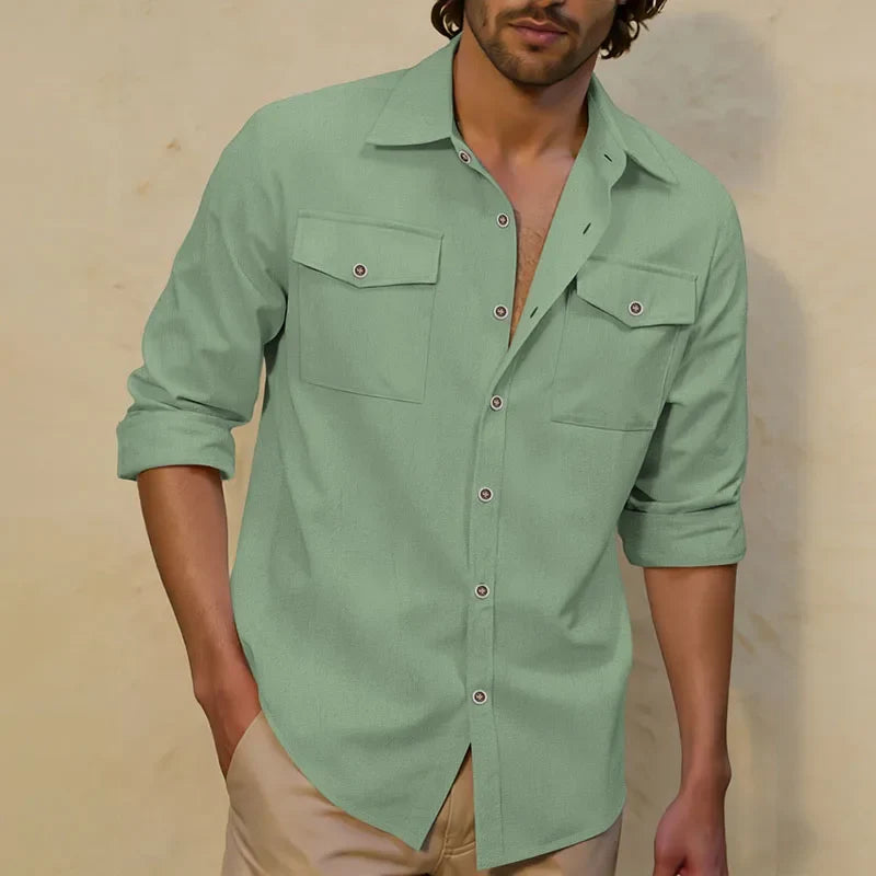 THE ROCCO LINEN SHIRT