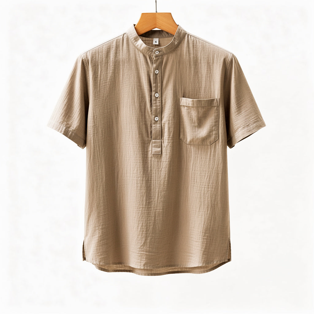THE FELIX LINEN HENLEY