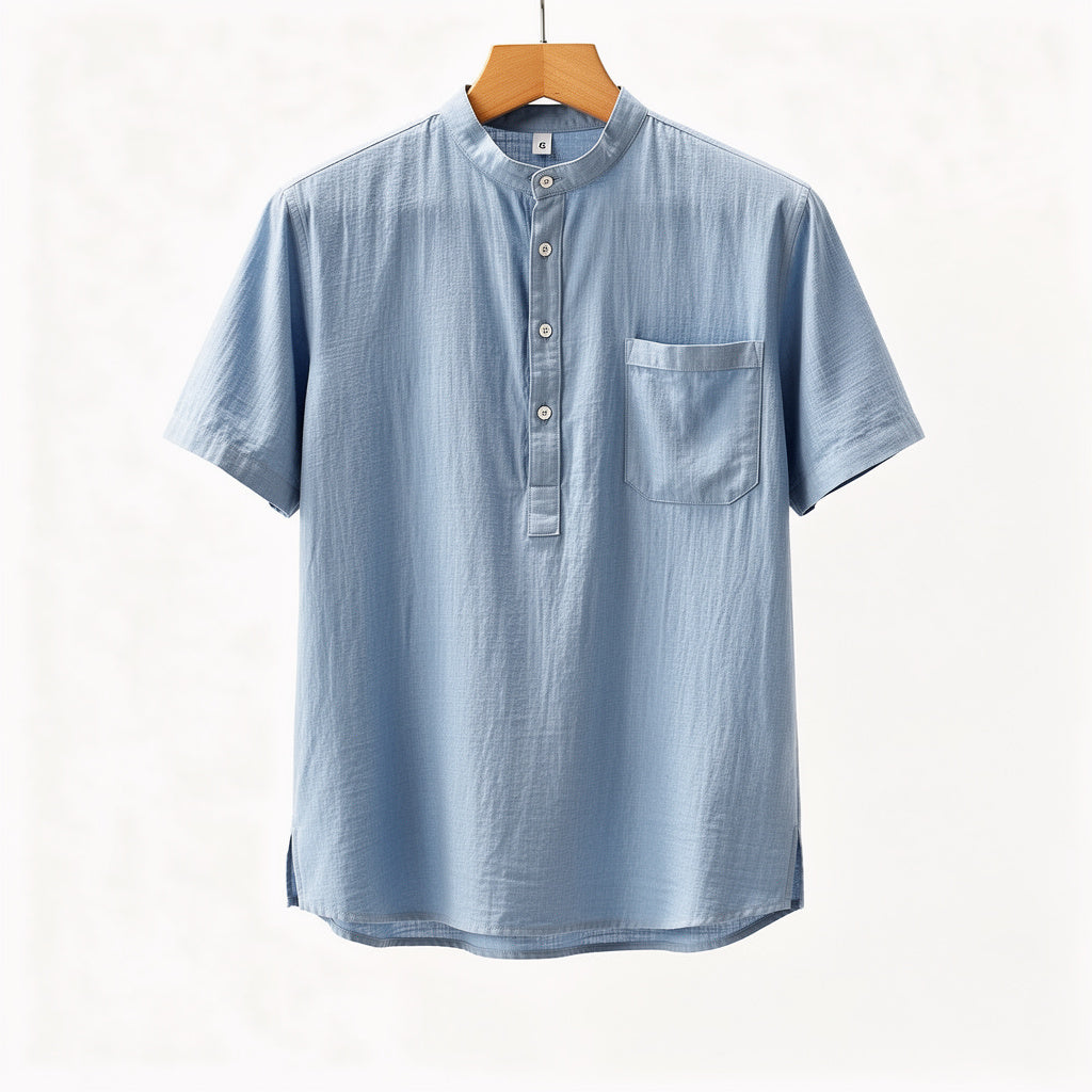 THE FELIX LINEN HENLEY