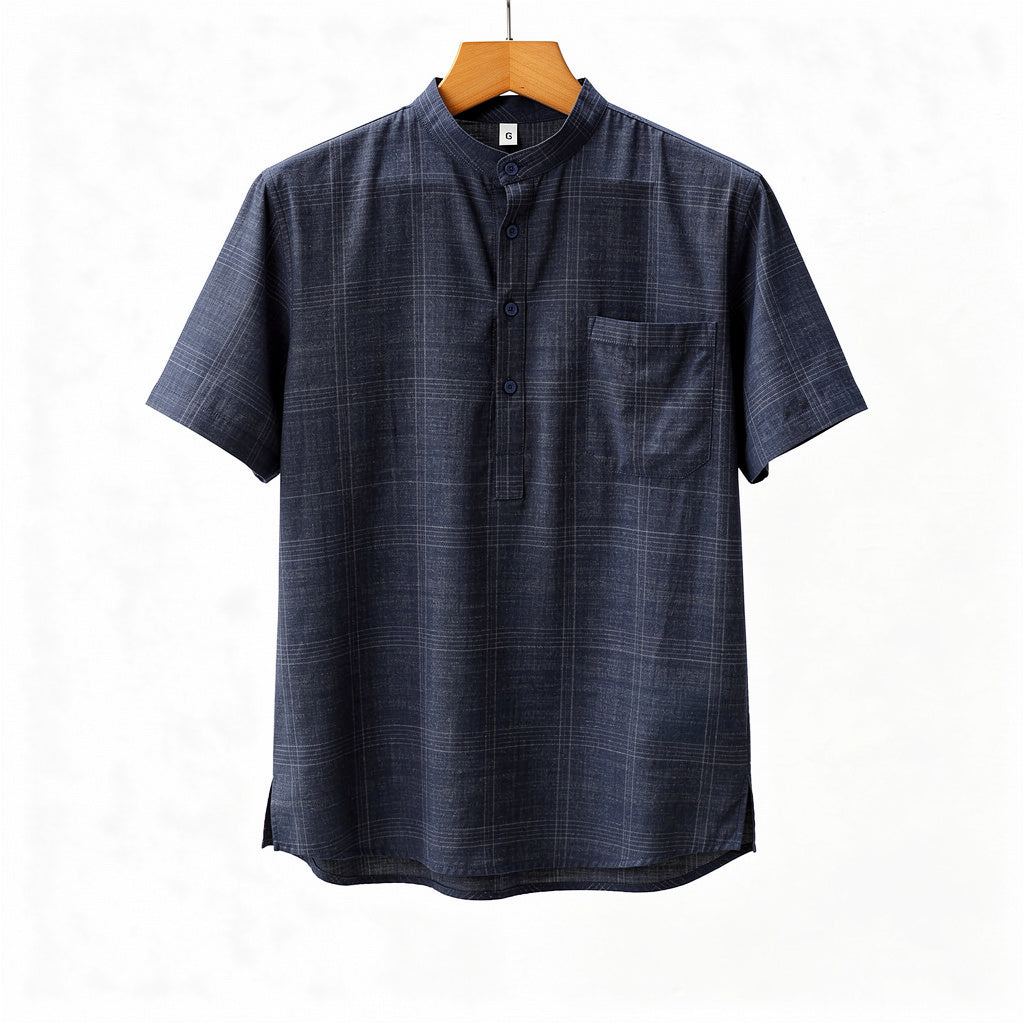 THE FELIX LINEN HENLEY