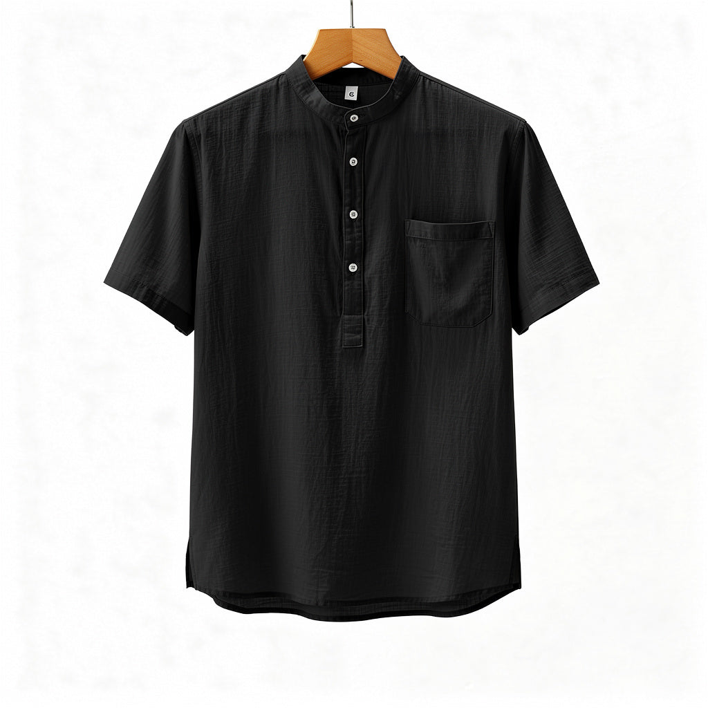 THE FELIX LINEN HENLEY