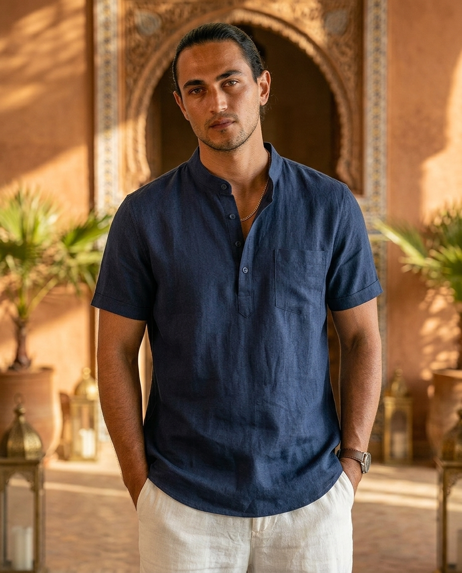 THE BRUNO HENLEY SHIRT
