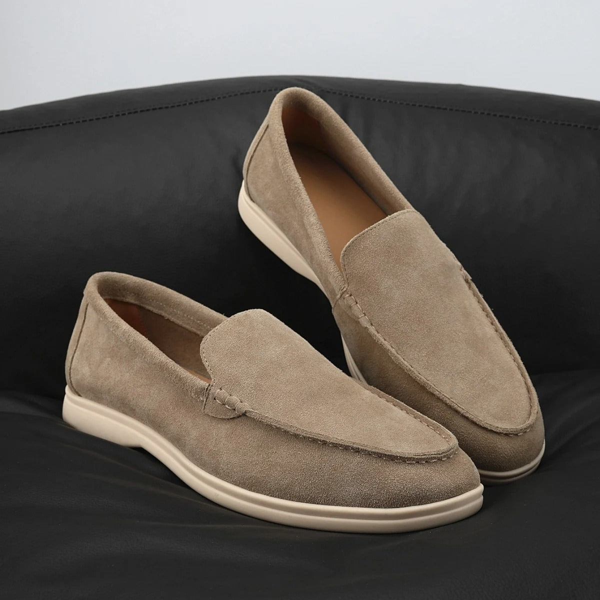 THE LUCA SUEDE LOAFERS