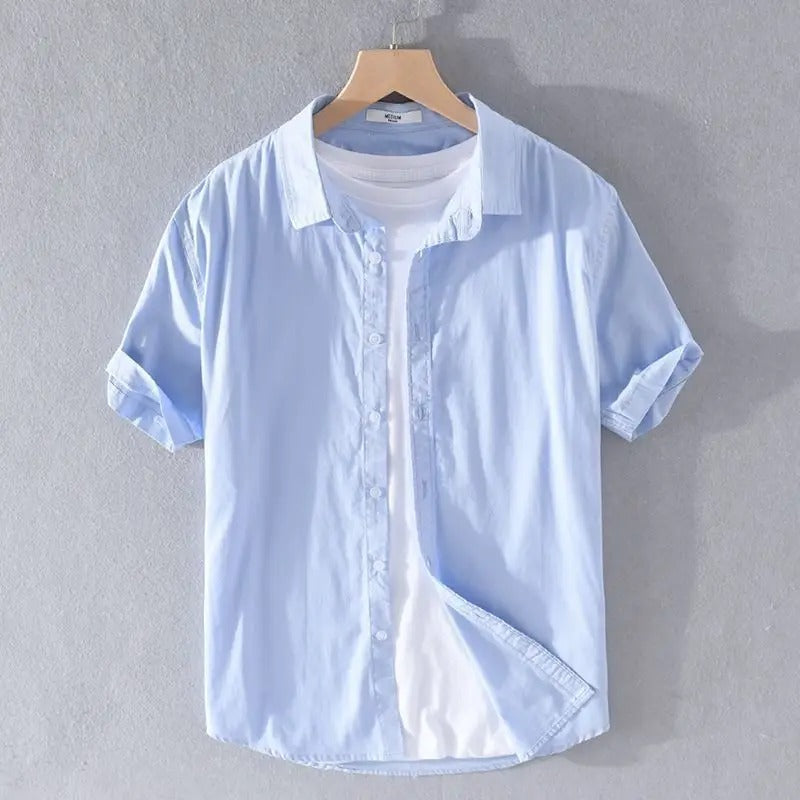 THE SANTO LEATHER SHIRT