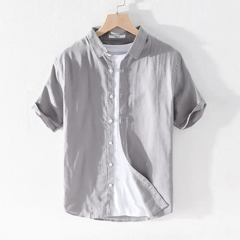 THE SANTO LEATHER SHIRT