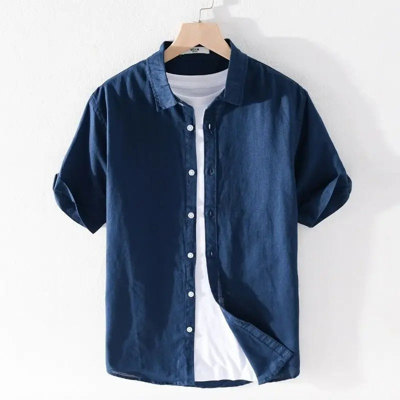 THE SANTO LEATHER SHIRT