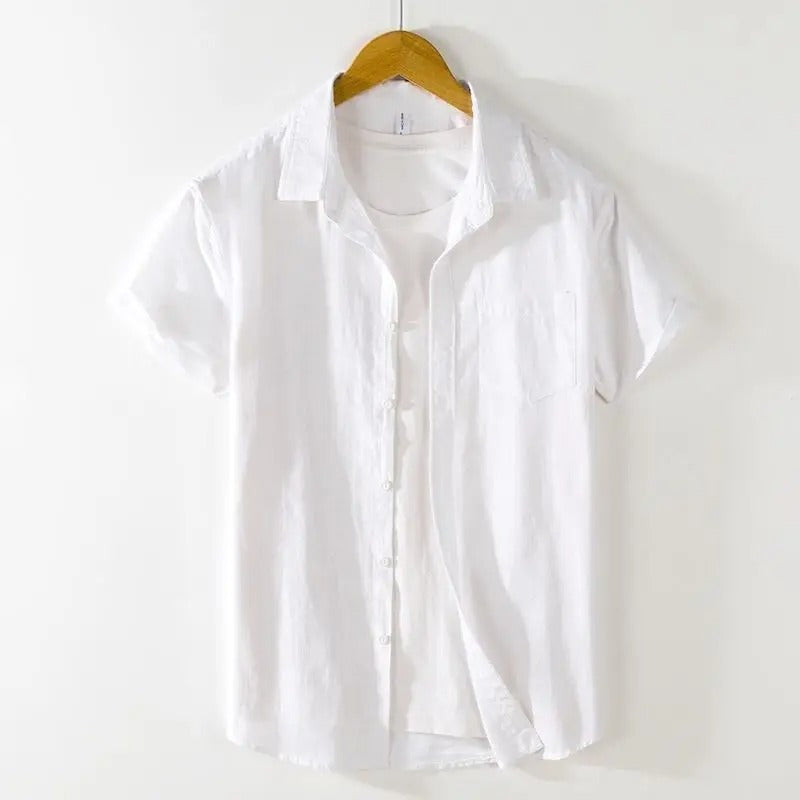 THE SANTO LEATHER SHIRT