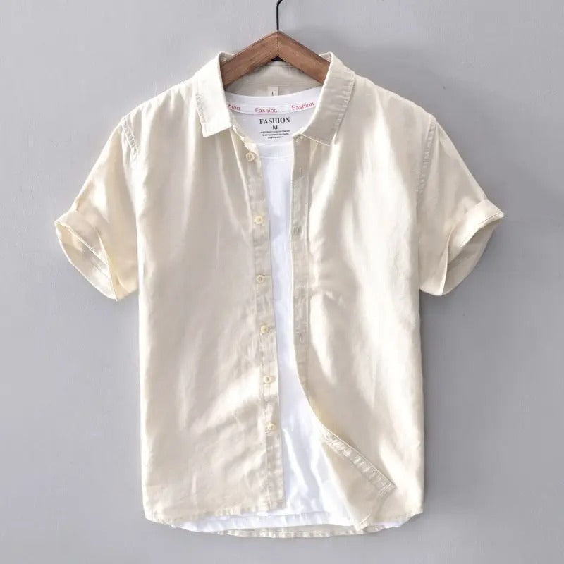 THE SANTO LEATHER SHIRT